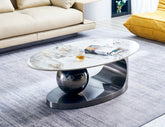 FS-E885 Black Titanium Tea Table